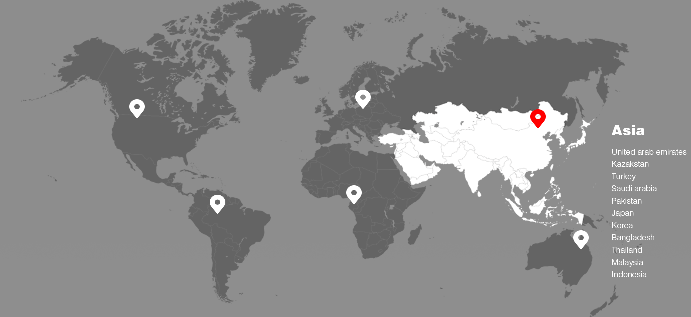 Available in over 140 countries and regions across five continents for different market needs.